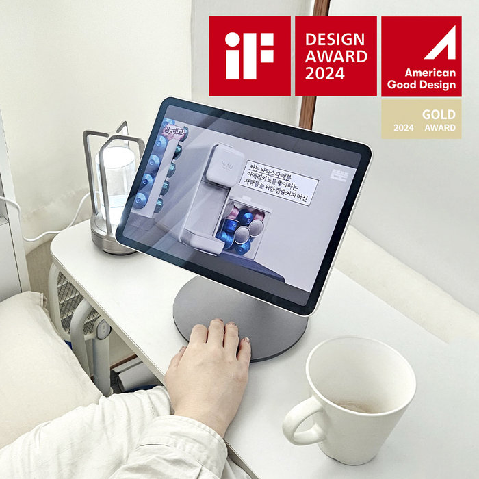 루모스 스마트마운트 아이패드 거치대 360도 회전 마그네틱 각도 조절 스탠드