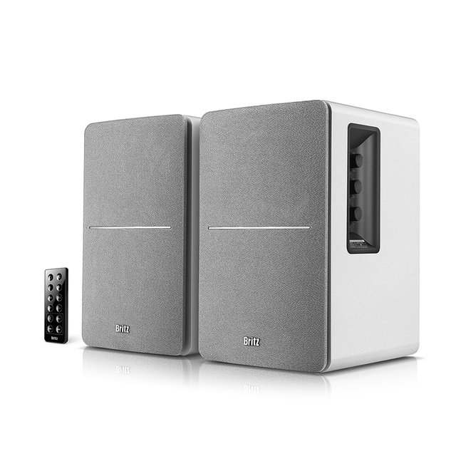 BR-1600BT 2채널 북셸프 블루투스 PC스피커 화이트