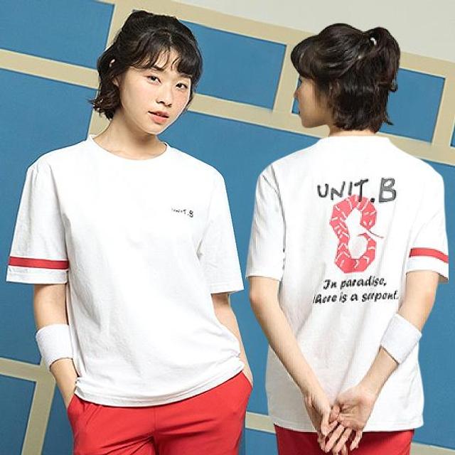 유닛비 남성 여성 반팔 티셔츠 데일리 오버핏 BE-2501-T04