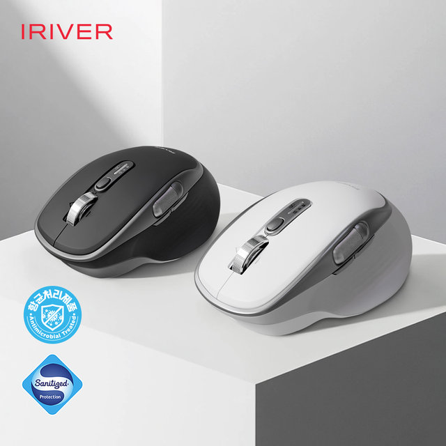 아이리버 GT300 항균 충전식 틸트휠 무한휠 스마트스크롤 무소음 무선 마우스
