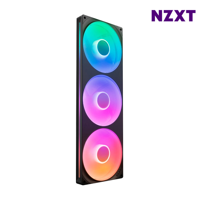 NZXT F420 RGB CORE 블랙 쿨링팬 시스템팬 최종 106030 WON