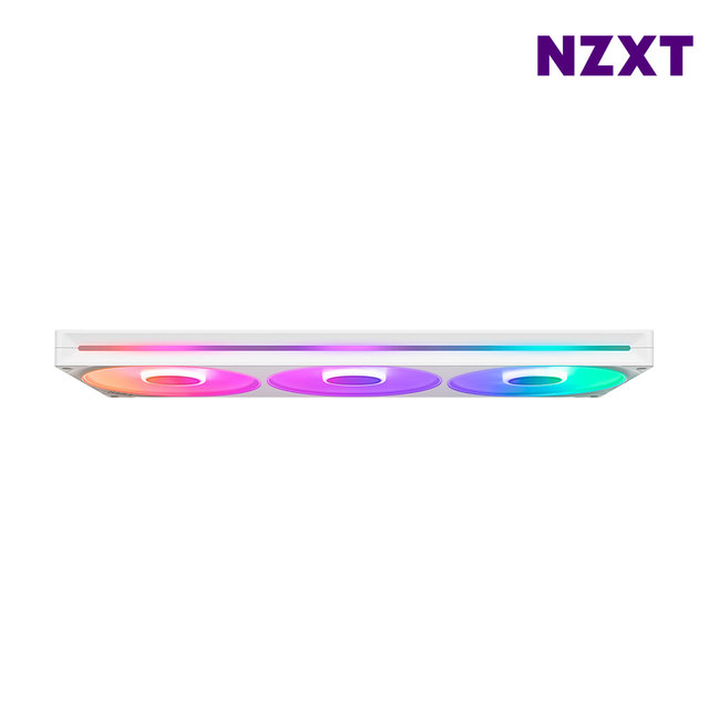 NZXT F420 RGB CORE 화이트 쿨링팬 시스템팬 