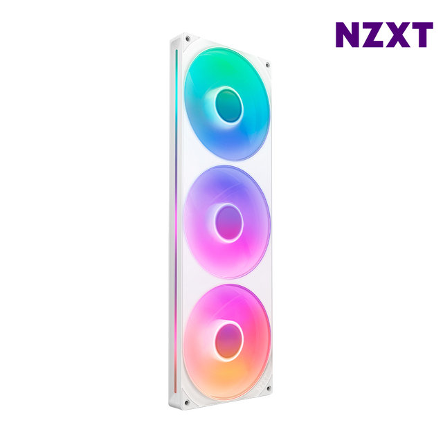 NZXT F420 RGB CORE 화이트 쿨링팬 시스템팬 