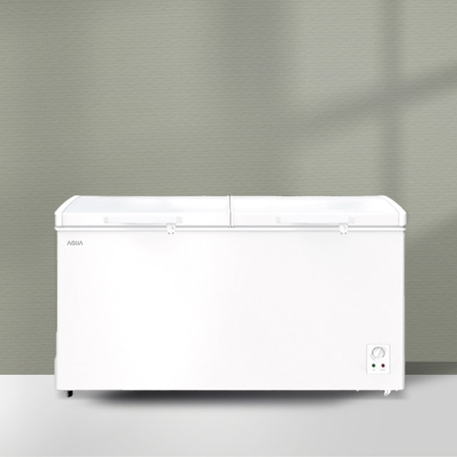 하이얼 아쿠아 뚜껑형 2도어 냉동고 방문설치 519L 냉장겸용, HUF195PDW