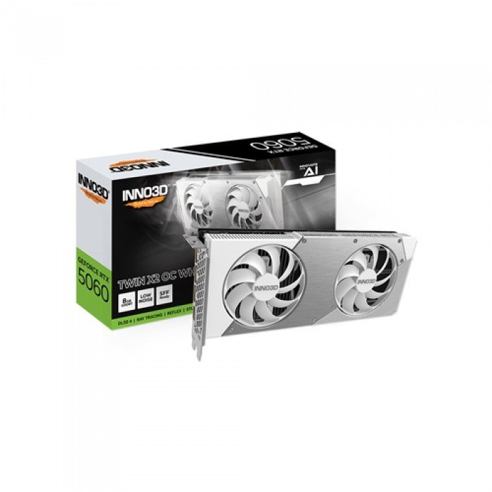 INNO3D INNO3D 지포스 RTX 5060 OC D7 8GB TWIN X2 WHITE