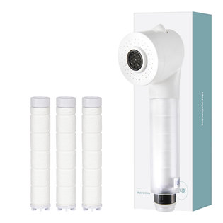 해피달링 싱크대 필터 헤드 핸디형 + 리필필터 3개 + 어댑터 6종 세트