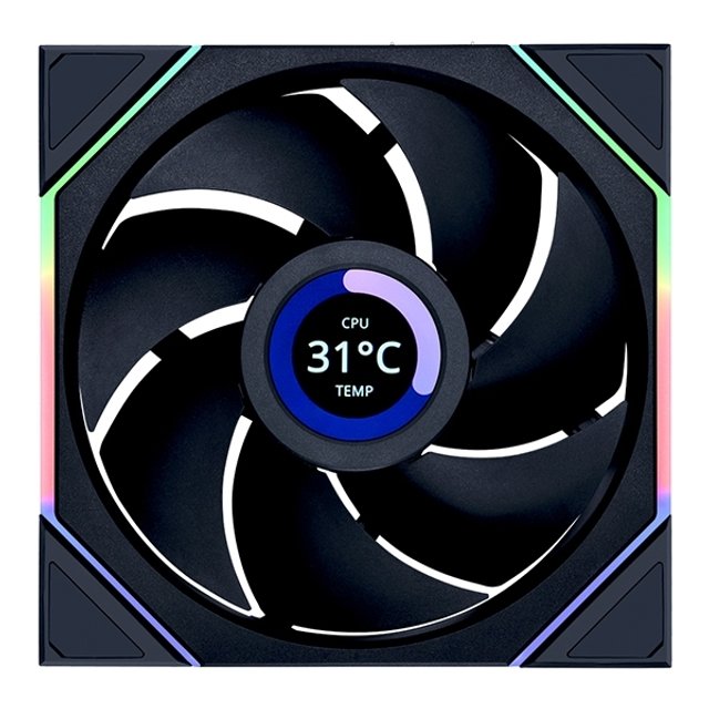 리안리 UNI FAN TL Wireless LCD 140 (블랙) 팬쿨러