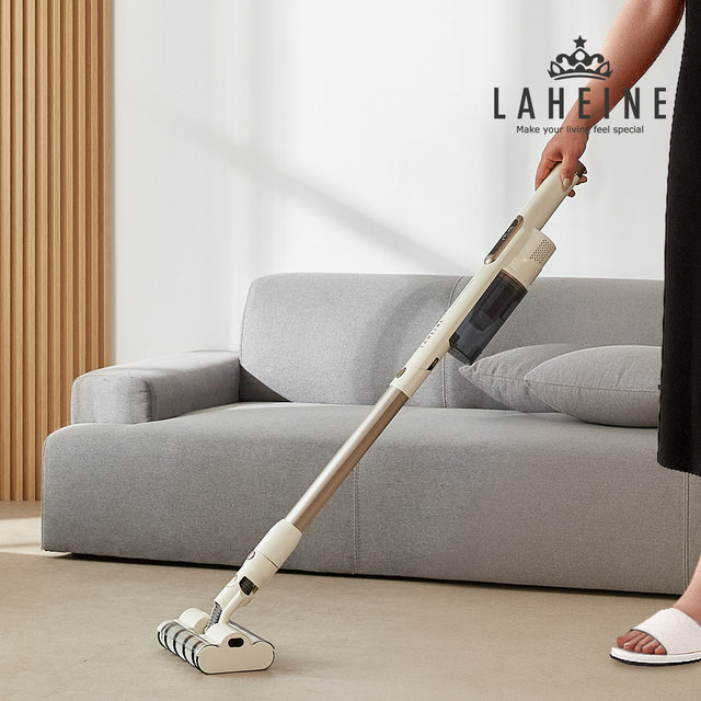 [비밀특가]라헨느 더 퀸 슬림 플러피 듀얼헤드 BLDC 클린스테이션 무선청소기 (자동먼지비움)