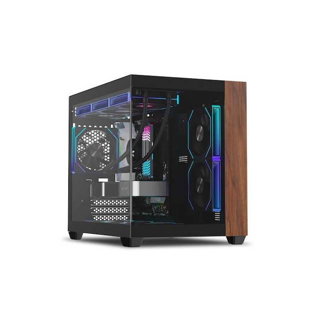 마이크로닉스 WIZMAX 우드리안 PRO  pc케이스