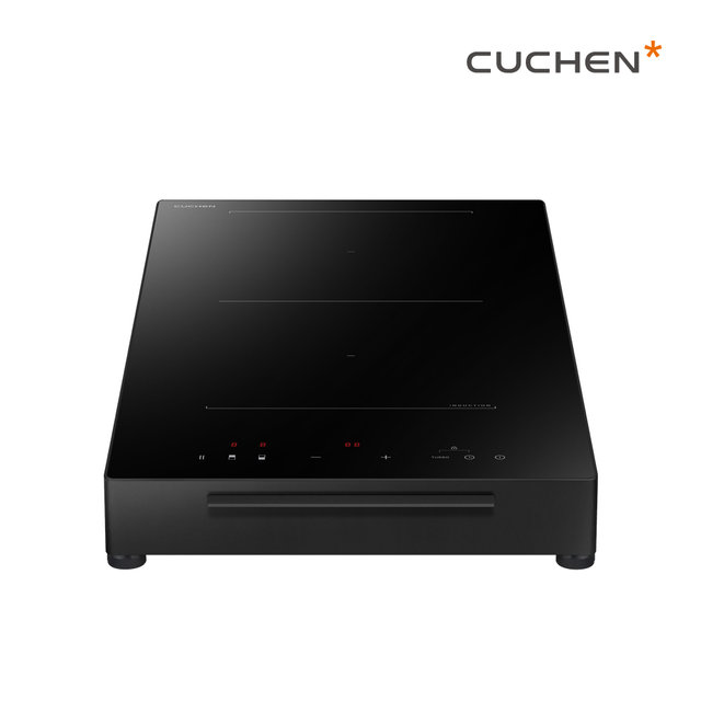 쿠첸 2구 플렉스존 인덕션 스탠드 전기레인지 CIR-CB23TOB1 3,400W HM