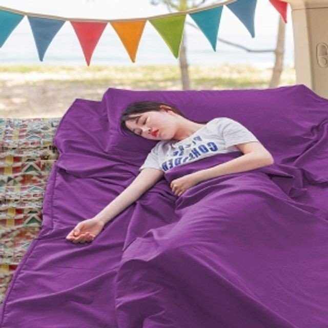여행용 캠핑 침낭라이너(210x160cm) 차박침낭