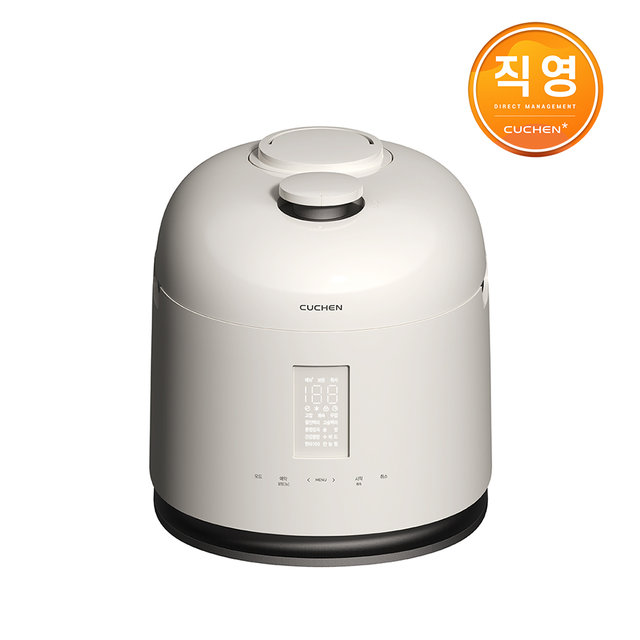 [패킹+냉동밥보관용기 증정] 쿠첸 123 6인용 풀스테인리스 듀얼프레셔  IH압력밥솥 CRT-XPD0680SEGW