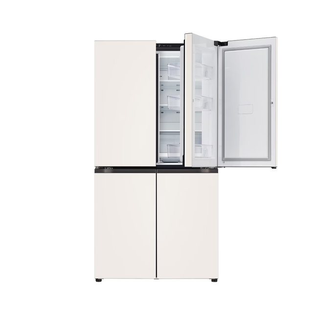 LG 4도어 냉장고 [870L]/매직스페이스/1등급 T873MEE111.CKOR