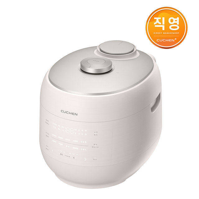 [냉동밥보관용기 증정] 쿠첸 그레인 6인용 IH전기압력밥솥 아이보리 CRT-UPD0672KEI