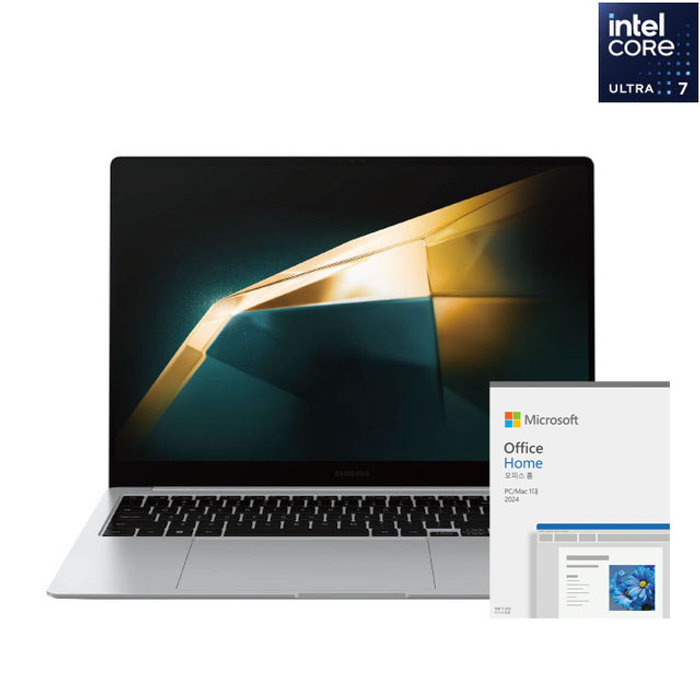 삼성전자 오피스2024포함 갤럭시 북4 프로 노트북 NT960XGK-KC71S Ultra7 155H 16GB 512GB 40.6cm WQXGA＋ AMOLED Win11 플래티넘실버