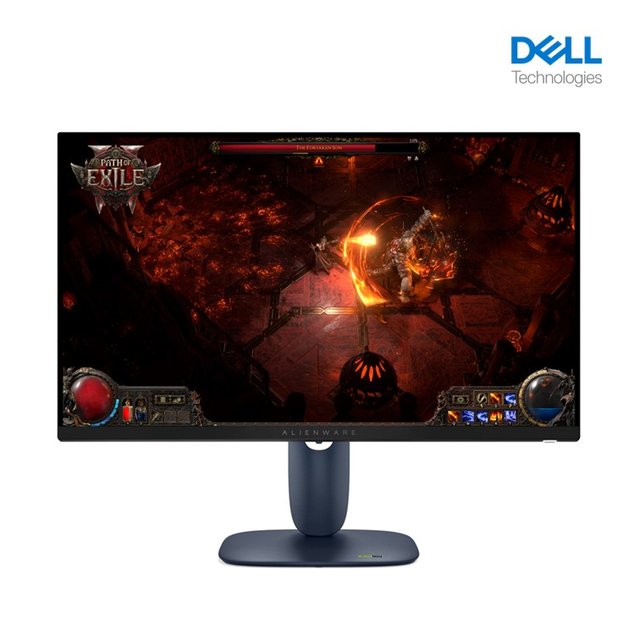 [DELL] 에일리언웨어 AW2725DM 27 게이밍 모니터 QHD Fast IPS 180Hz 1ms HDR 400 피벗