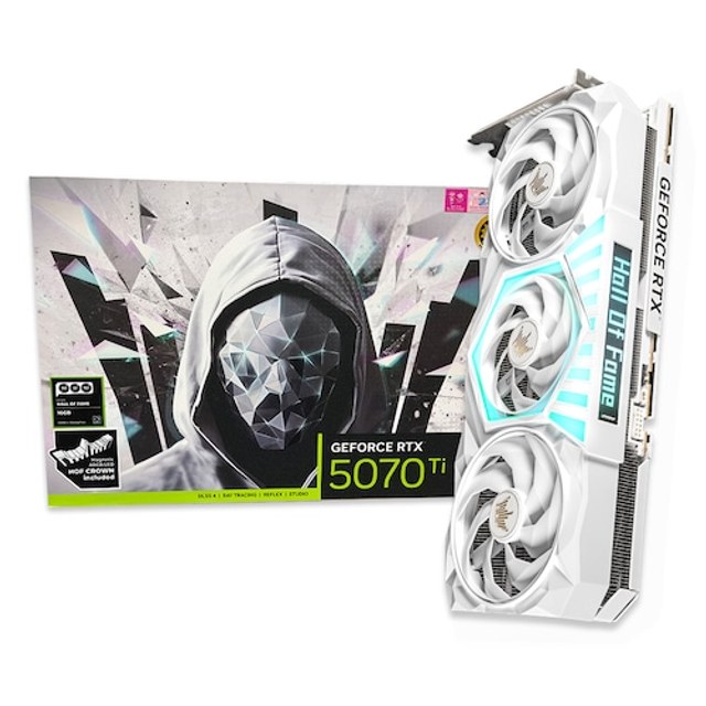  갤럭시 GALAX 지포스 RTX 5070 Ti HOF GAMING D7 16GB_G