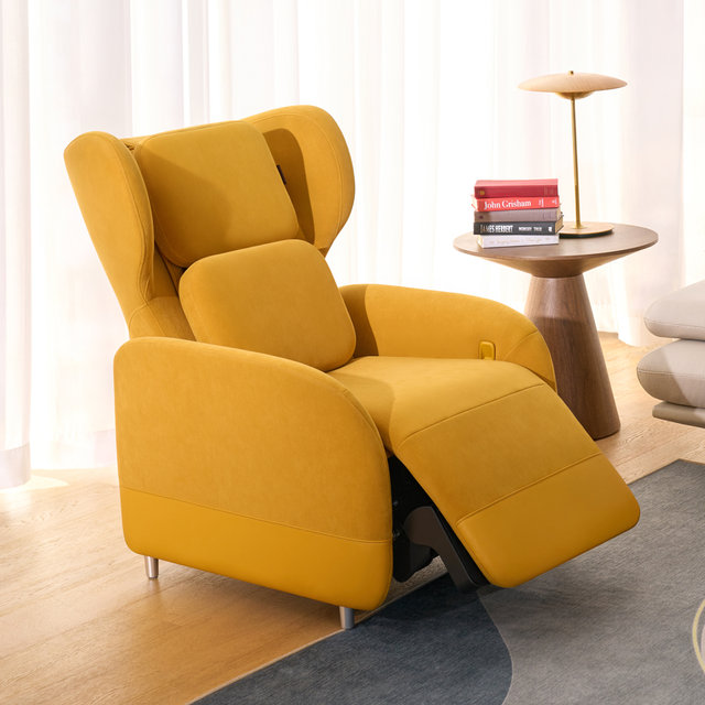 [클릭 혜택가적용 확인+카드할인] 파밀레C (머스터드) 마사지소파 무상AS 3년 (배송 4주지연)