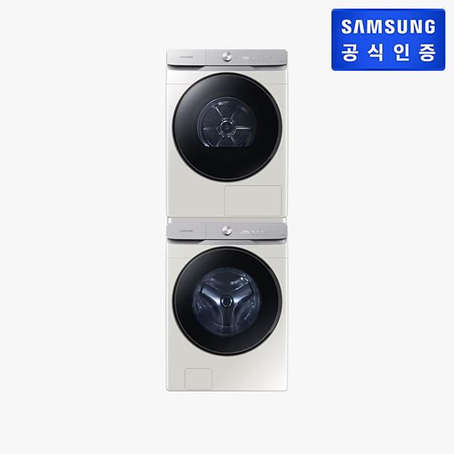 [2주이상소요]_AI 21+21kg 세탁기+건조기 WF21DG6650BE2T(WF21DG6650BE+DV21DG8600BE)