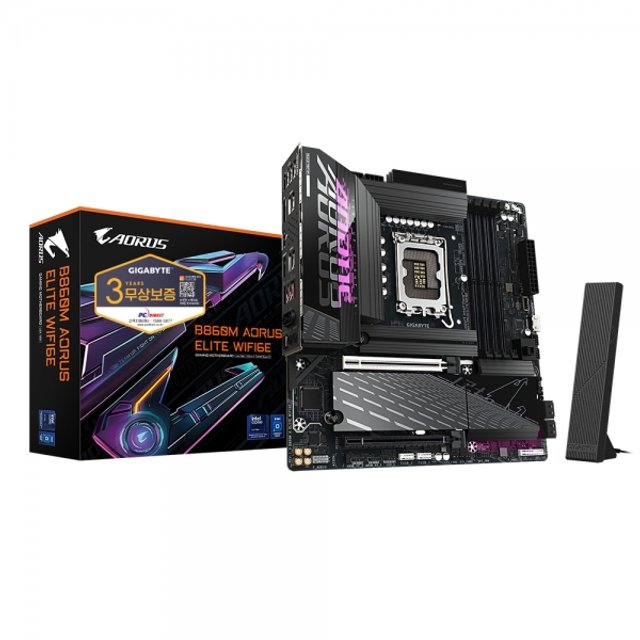 GIGABYTE B860M AORUS ELITE WIFI6E 피씨디렉트/Ms