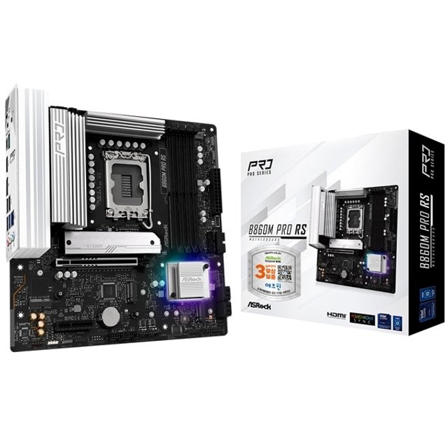 ASRock B860M Pro RS 에즈윈 (정품, 빠른발송)