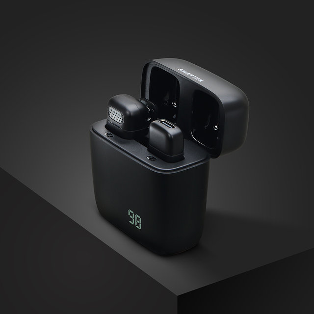 스마텍 휴대용 무선 마이크 강의용 방송용 유투브 핸드폰 핀마이크 STMC-P01