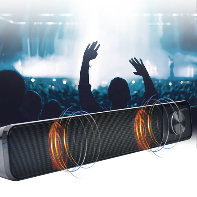 [스마텍] [본사]  가성비 사운드바 블루투스 스피커 I 52mm 듀얼 유닛 사운드 밸러스 ST-BAR2000