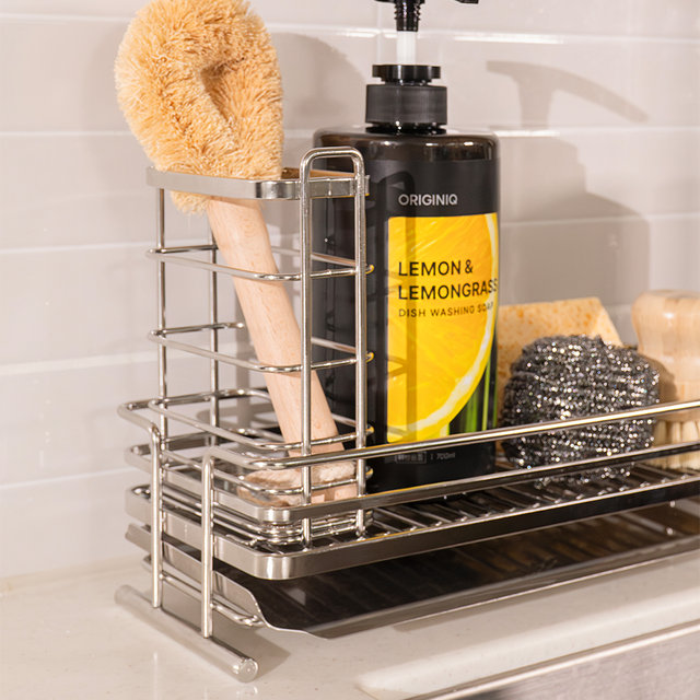 오리지니크 스텐 압연 싱크캐디 수세미 건조대 주방 거치대