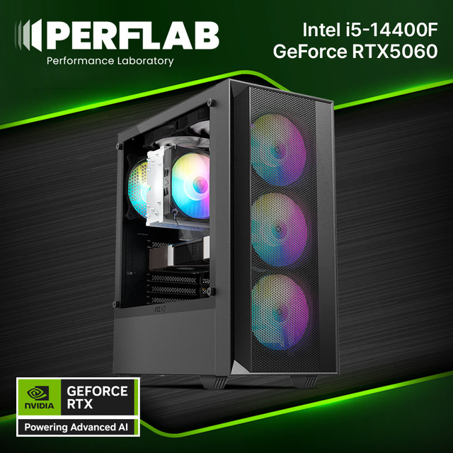 인텔 i5-14400F RTX 5060 8GB 16GB 500GB 게이밍 컴퓨터 데스크탑 조립 PC