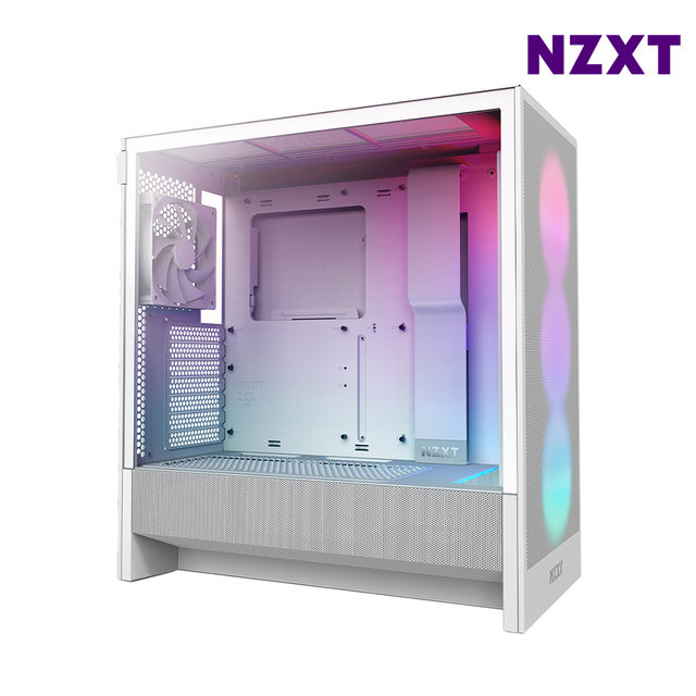 NZXT H5 FLOW RGB V2 화이트 PC케이스 미들타워케이스 최종 125220 WON