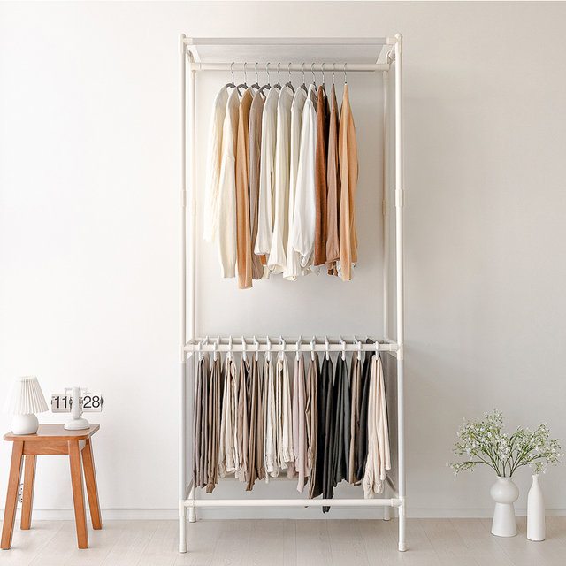 [비밀특가] 철제 무볼트 드레스룸 조립식 시스템 싱글 바지걸이행거