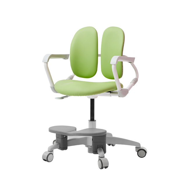 [비밀특가] 듀오백 밀키 초등학생 어린이 의자(발받침+일반캐스터)