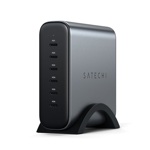 200W USB-C 6-PORT PD GaN CHARGER