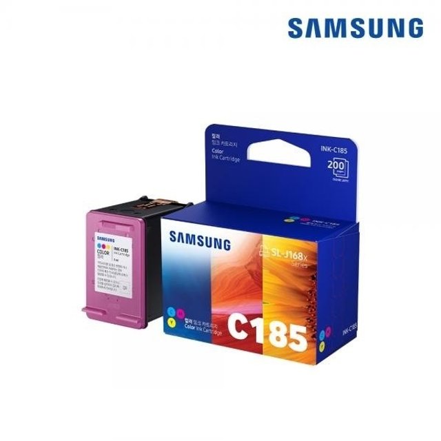 삼성 잉크 INK-M185 C185 검정 컬러 정품세트 SL-J1680 J1663 J1780
