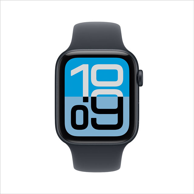 [1차예약ㅣ9/19 배송] 애플워치 SE 3 44mm , GPS + Cellular (미드나이트 알루미늄 , 미드나이트 스포츠 밴드 , S/M)-[MEPH4KH/A]