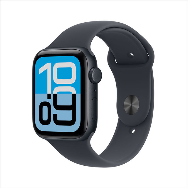 [1차예약ㅣ9/19 배송] 애플워치 SE 3 44mm , GPS + Cellular (미드나이트 알루미늄 , 미드나이트 스포츠 밴드 , M/L)-[MEPJ4KH/A]