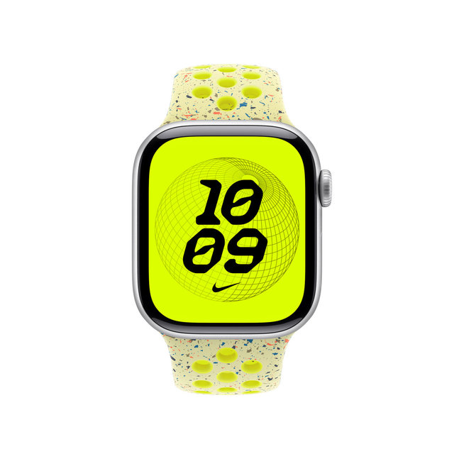 애플워치밴드 Nike 스포츠 밴드 42mm [볼트 스플래시, S/M] - [MGA94FE/A]