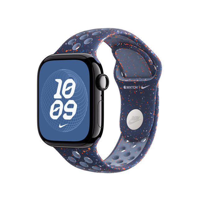 애플워치밴드 Nike 스포츠 밴드 42mm [블루 리본, S/M] - [MGAV4FE/A]