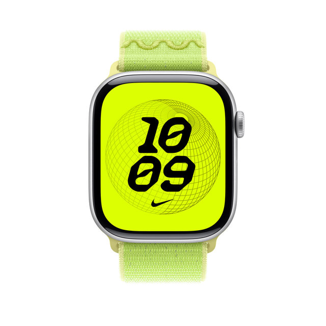 애플워치밴드 Nike 스포츠 루프 46mm [볼트 스플래시, One Size] - [MGD24FE/A]
