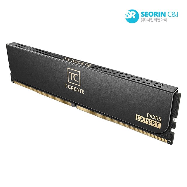 [서린공식] 팀그룹 T-CREATE DDR5-6400 CL42 EXPERT 블랙 패키지 서린 (128GB(64Gx2))