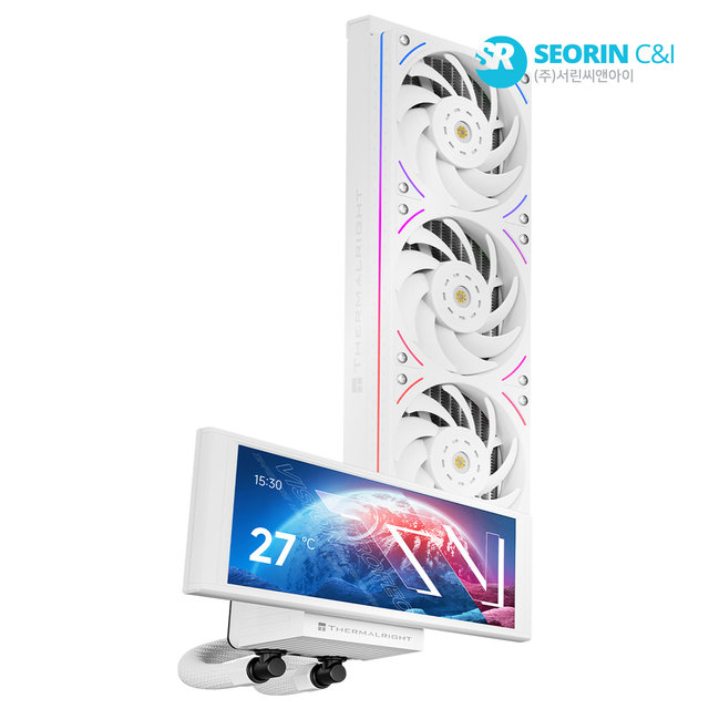 [서린공식] Thermalright TROFEO VISION 360 ARGB (화이트)