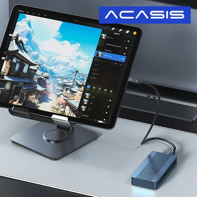 아카시스 TBU405PRO M1 USB4 40Gbps NVME SSD 외장 케이스 인클로저