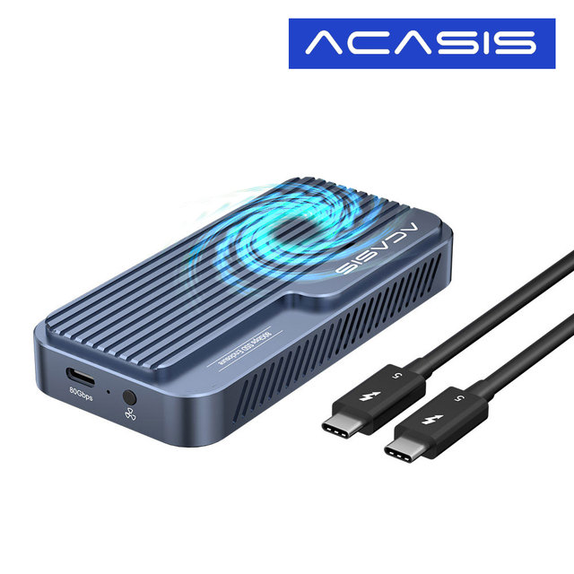아카시스 TB501PRO  썬더볼트5 80Gbps NVME SSD 외장케이스 인클로저