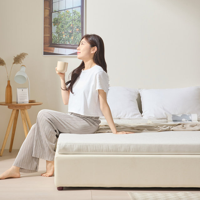 더코이즈 천연라텍스 매트리스 바닥 침대 토퍼 7.5cm SS 미디움