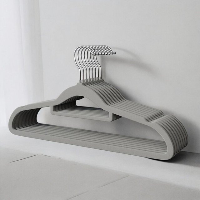 게더릭 논슬립 옷걸이 30p세트 (그레이)