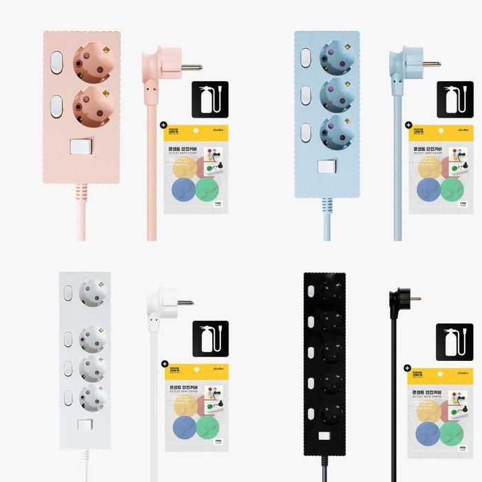 10%+5%할인 파워존 국산 프리미엄 자동소화 고용량 웨이브 개별스위치 멀티탭 2구/3구/4구/5구/6구