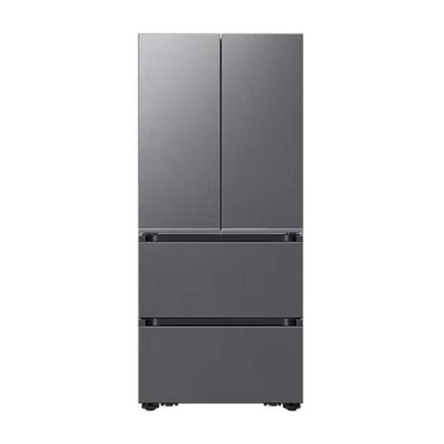 삼성전자 비스포크 AI 김치플러스 4도어 RK70F49M2DD (490L, 에센셜 다크 메탈)