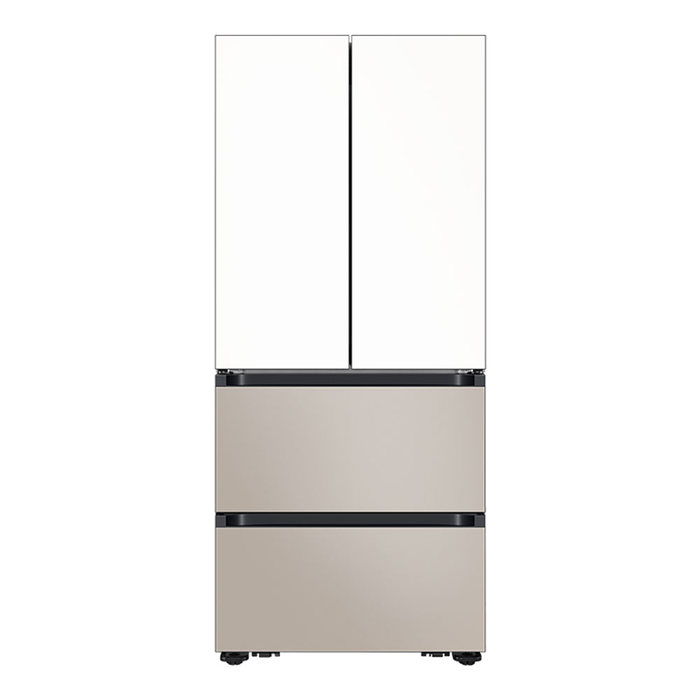 삼성전자 삼성전자 9월 2주차 이후 순차배송 비스포크 AI 김치플러스 4도어 키친핏 Max RK70F42F2ZG 420L, 에센셜 화이트/에센셜 베이지