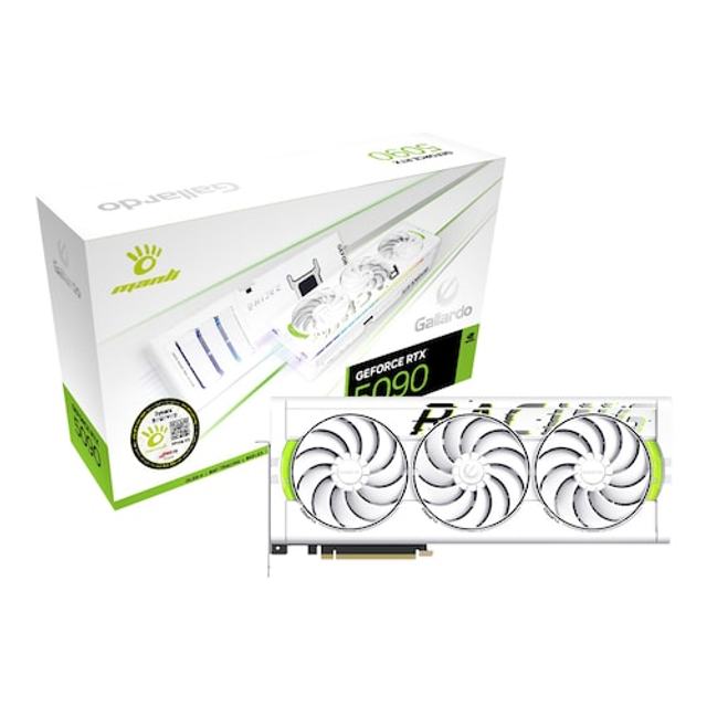 MANLI 지포스 RTX 5090 Gallardo OC D7 32GB White 대원씨티에스