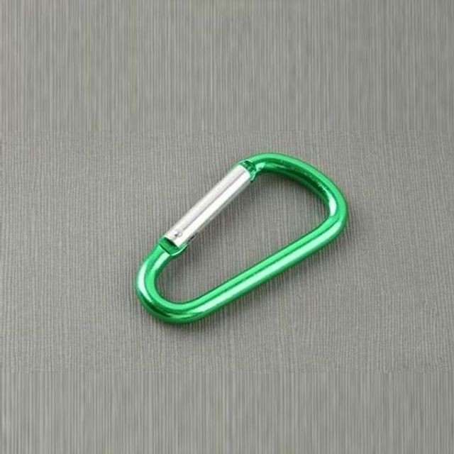 카라비너 캠핑 고리 등상용 카리비너 D형 그린